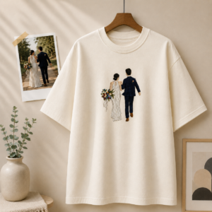 Custom Oversized Tee (Faceless Embroidery)