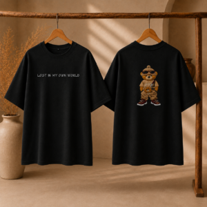 Drip teddy - Oversized Embroidered Tee
