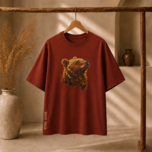 Hope Bear - Oversized Embroidered Tee