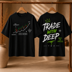 Trader's Mindset - Oversized Embroidered Tee